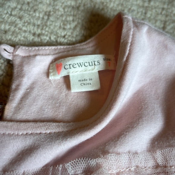 Crewcuts Pink and Gold Sequin Girls Dress - Picture 2 of 4